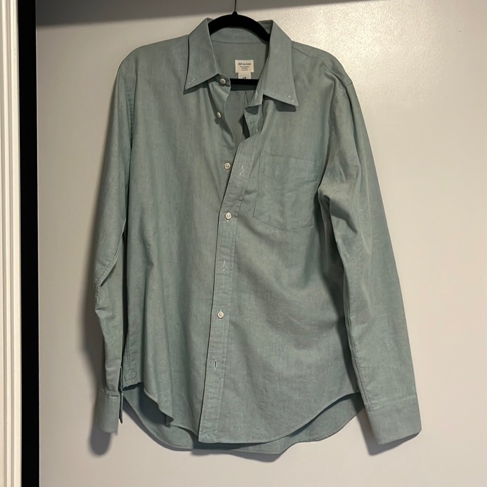 Club Monaco slim fit button down sz large mens